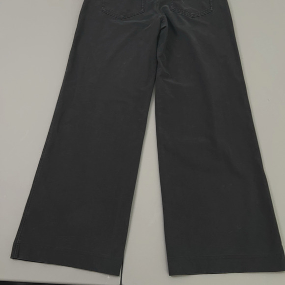 Lululemon City Sleek 5 Pocket Pant Wide-Leg High-Rise Light Women's 28 Black - Picture 7 of 15